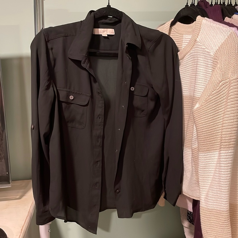 New without tags loft sheen like shirt.